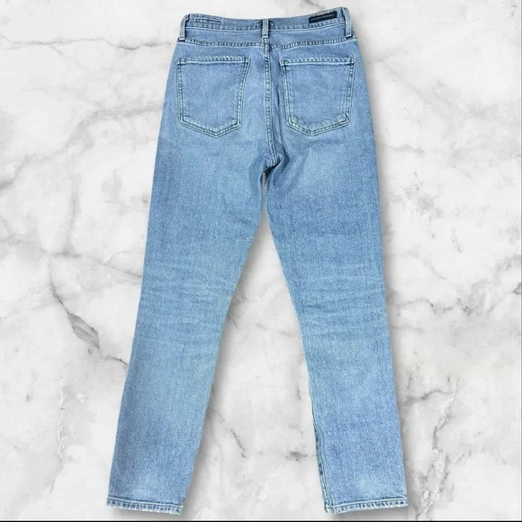 Citizens of Humanity Olivia Crop High Rise Slim Jeans Renew‎ Wash Blue Size 25 - Picture 5 of 12
